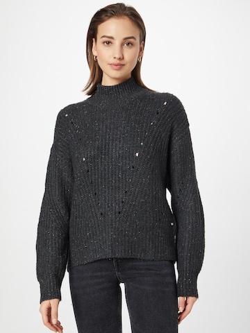 TOM TAILOR DENIM Sweater in Grey: front