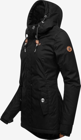 Ragwear Winter jacket 'Monade' in Black
