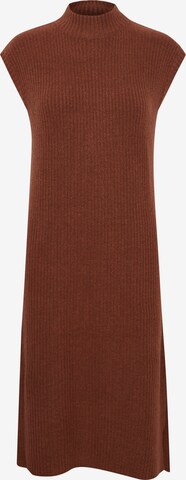 b.young Knitted dress 'BYNORA' in Brown: front