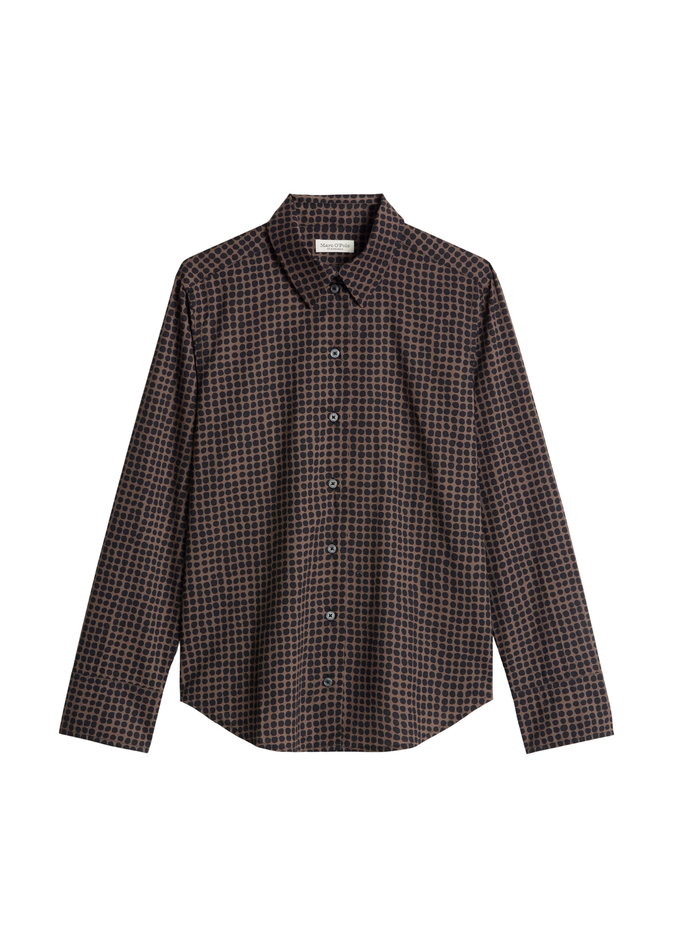 Marc O'Polo Bluse in Braun: Vorderseite