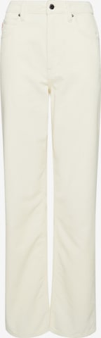 Superdry Wide Leg Hose in Weiß: predná strana