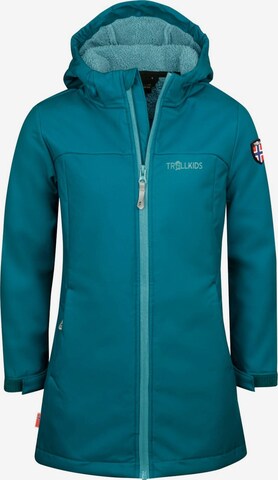 TROLLKIDS Outdoor jacket in Blue: front
