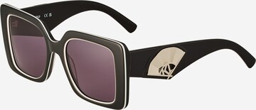 Karl Lagerfeld نظارة شمس بلون أسود: الأمام
