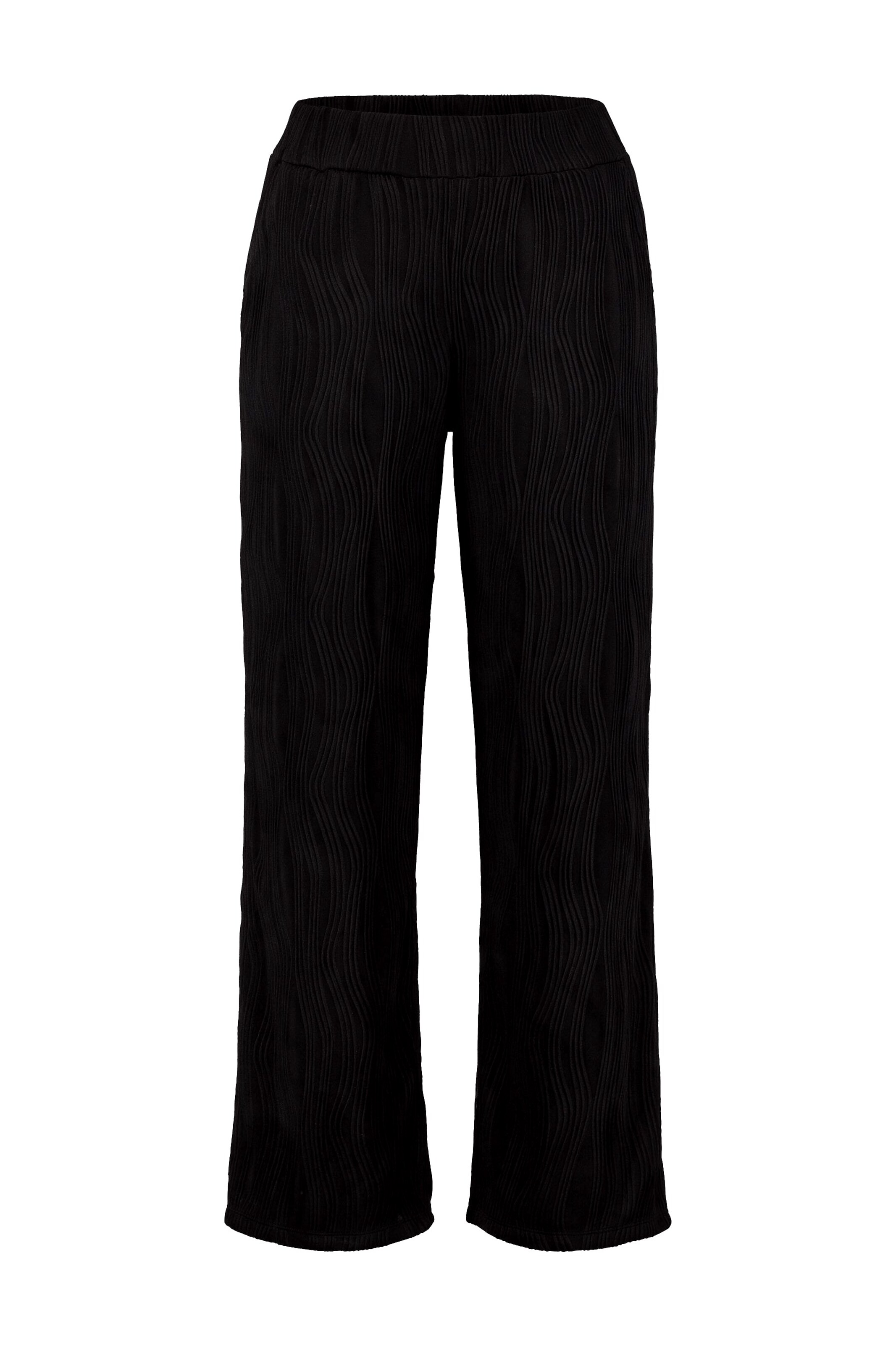 MIAMODA Regular Broek in Zwart: voorkant