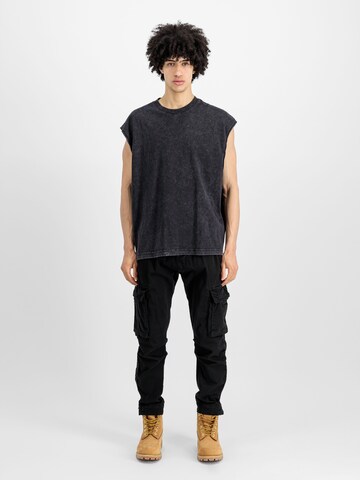 ALPHA INDUSTRIES Regular Cargohose 'Task Force'‌‌‌‌‌‌‌‌ in Schwarz