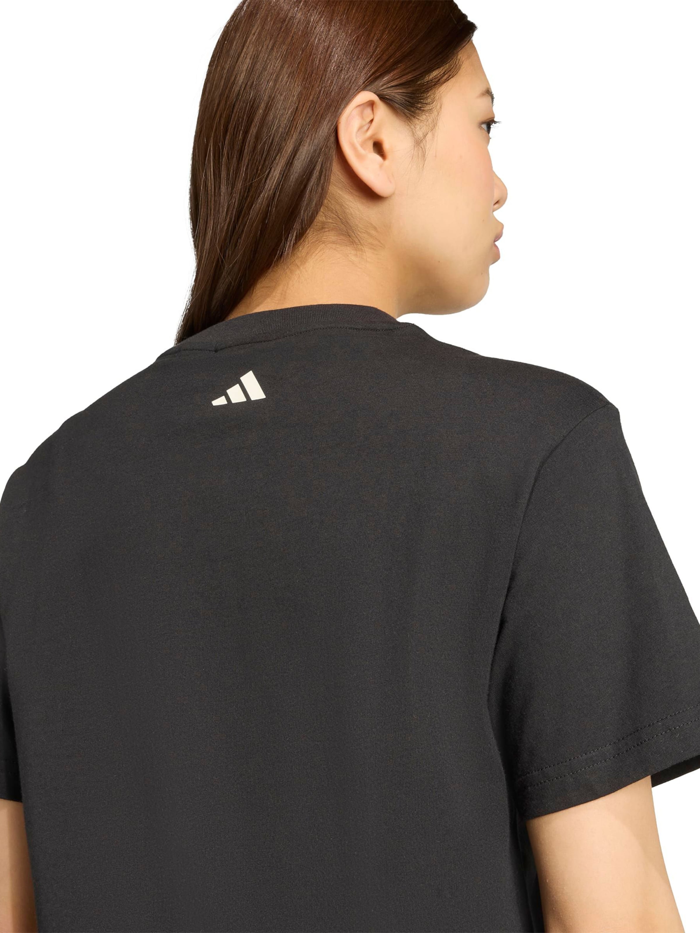 ADIDAS SPORTSWEARTehnička sportska majica 'Farm' - crna boja