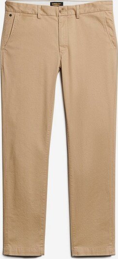Superdry Pantalon chino en beige foncé, Vue avec produit