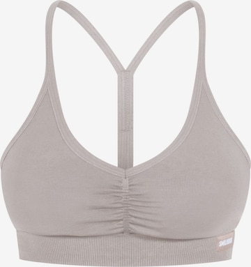 Soutien-gorge de sport Smilodox en marron : devant