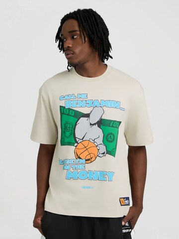 T-Shirt 'Auf Dem Geld' AND1 en gris : devant