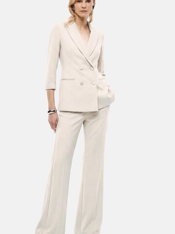 IMPERIAL Flared Hose 'IMPERIAL PANTALONE A ZAMPA'‌‌‌‌‌‌‌‌‌‌ in Weiß: Vorderseite