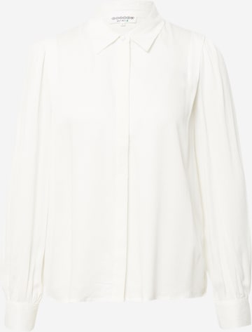 BONOBO - Blusa 'Chemise' em branco: frente