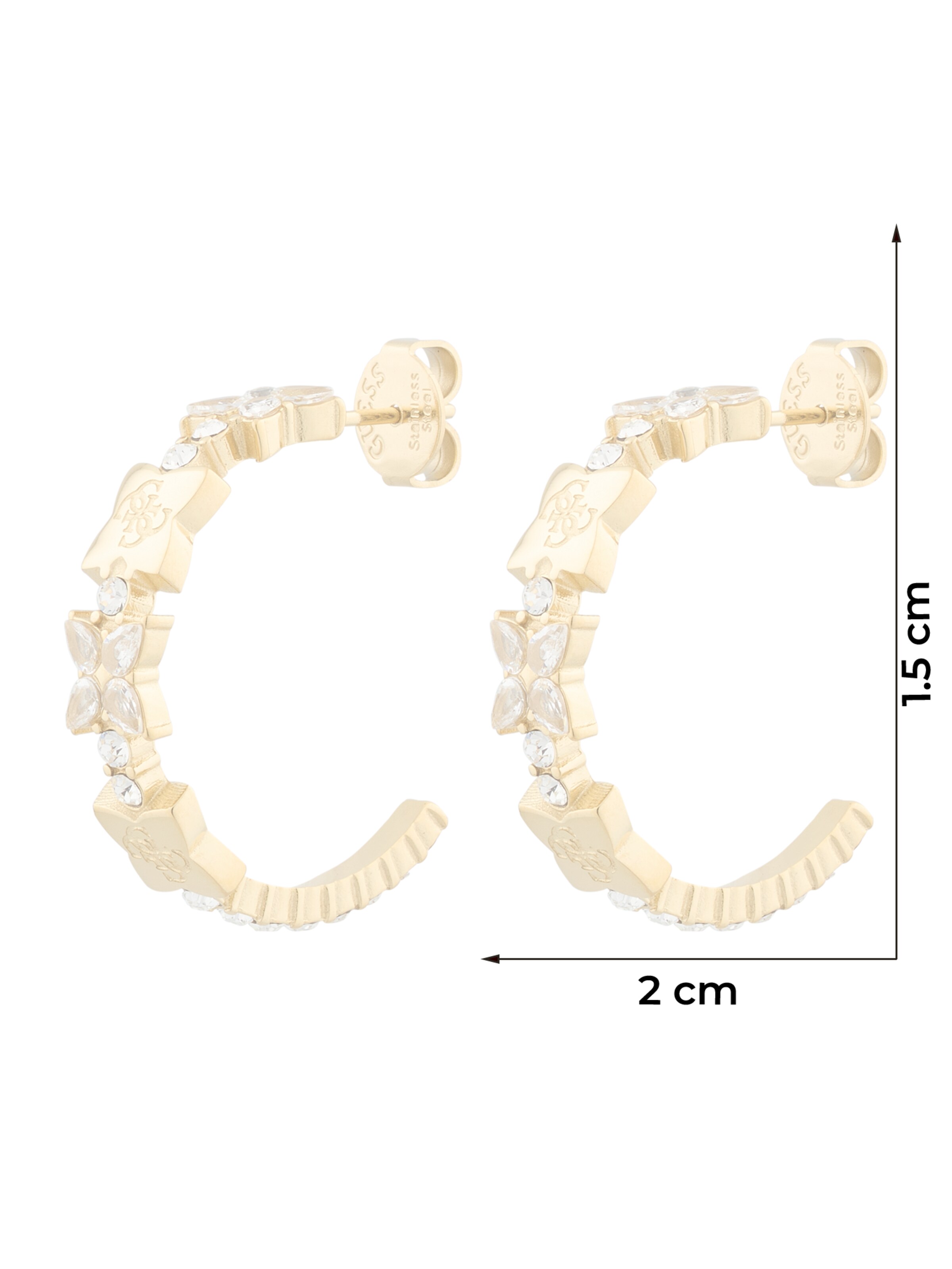 GUESS Серьги в Золотой