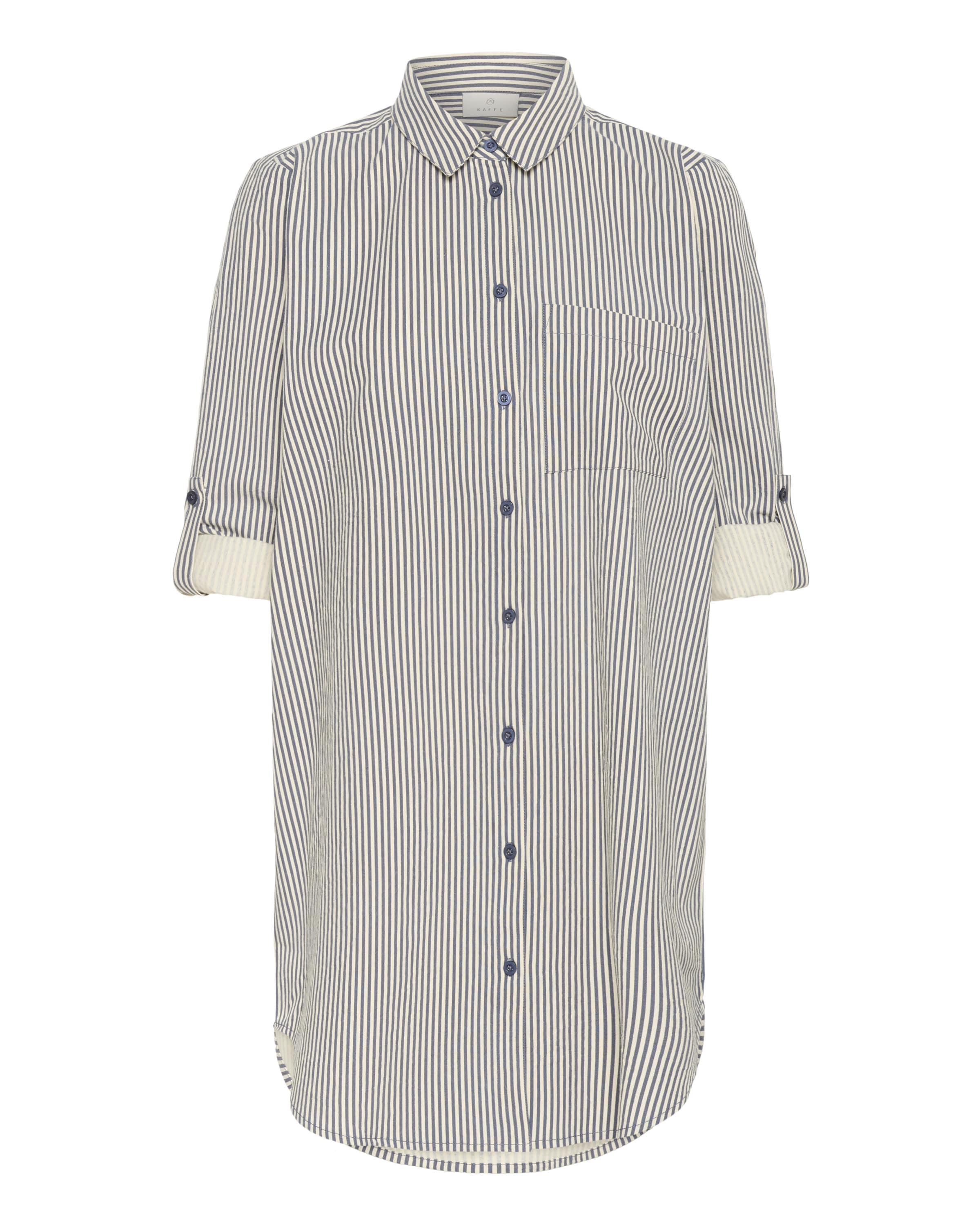 Camicia da donna 'Naya' di Kaffe in blu: frontale