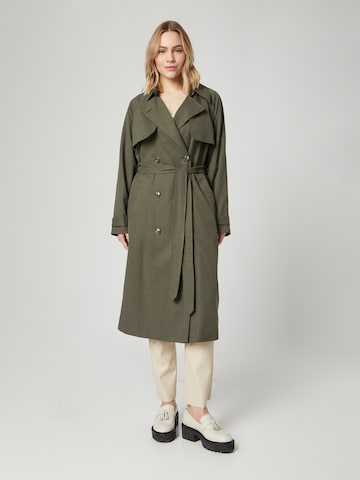 Guido Maria Kretschmer Women Between-Seasons Coat in Green: front