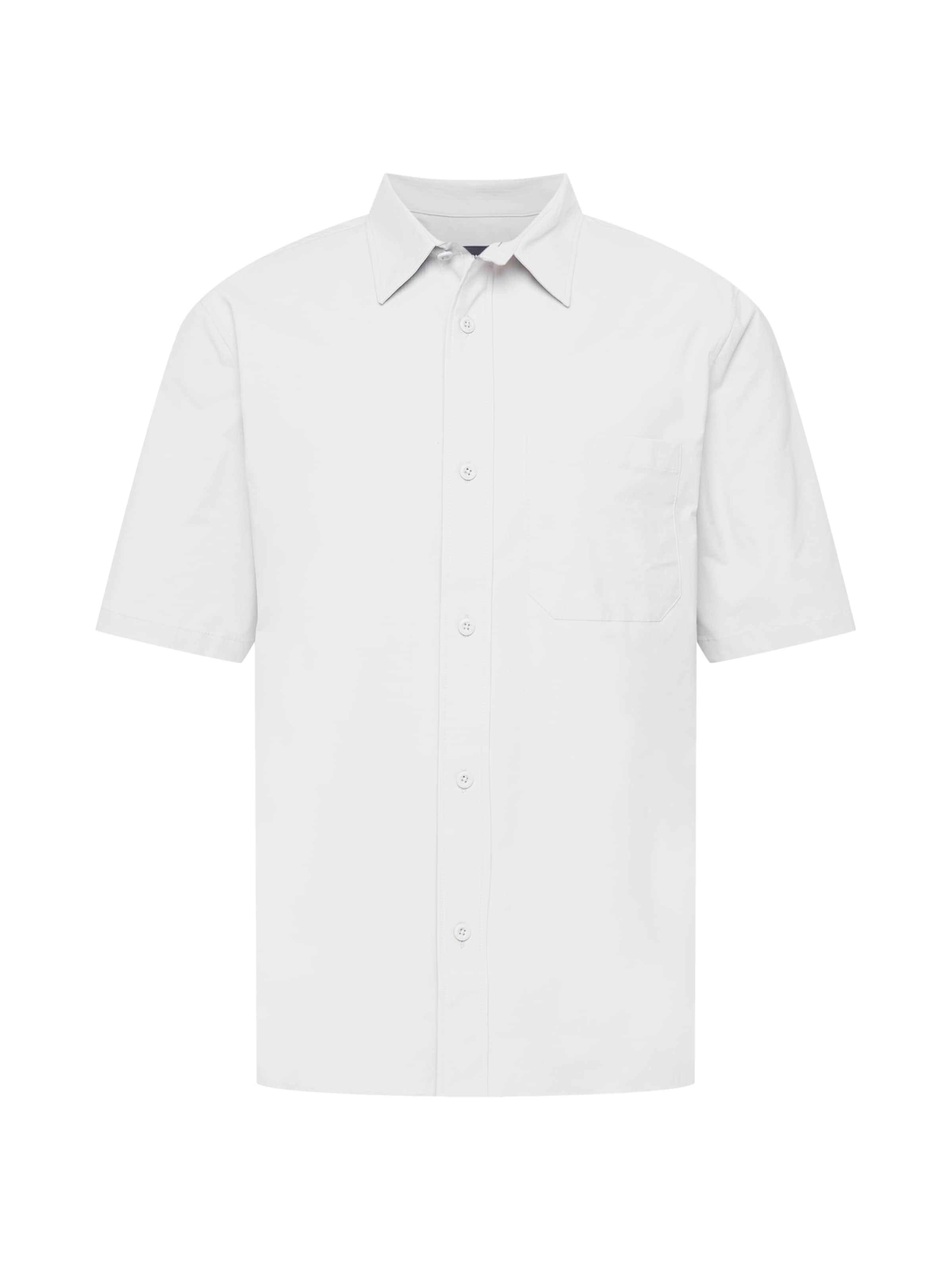 Club Monaco Rovný strih Košeľa - Sivá: predná strana