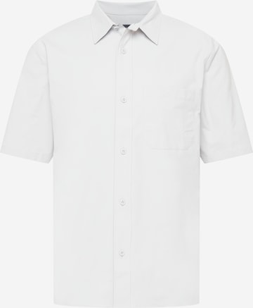 Club Monaco Button Up Shirt in Grey: front