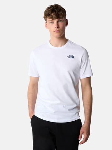 THE NORTH FACE Regular Fit Shirt 'REDBOX' in Weiß: Vorderseite