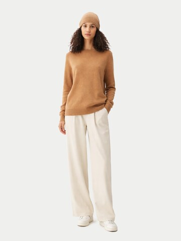 GOBI Cashmere Pullover 'Cashmere Hat & Sweater Set'‌‌‌‌ in Beige