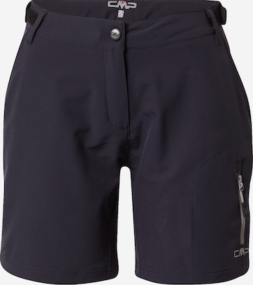 CMP - regular Pantalón deportivo 'Free Bike Bermuda with inner Mesh UW' en azul