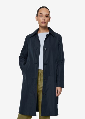 Marc O'Polo Between-Seasons Coat in Blue: front