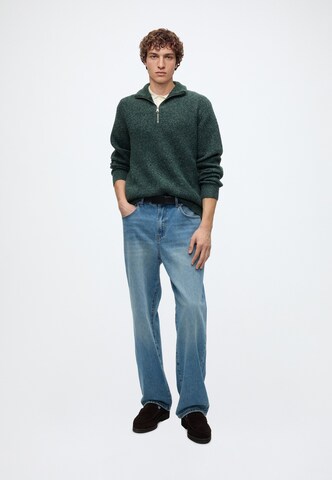 JACK & JONES Sweter 'JORFREDERIKSBERG OLLIE' w kolorze zielony