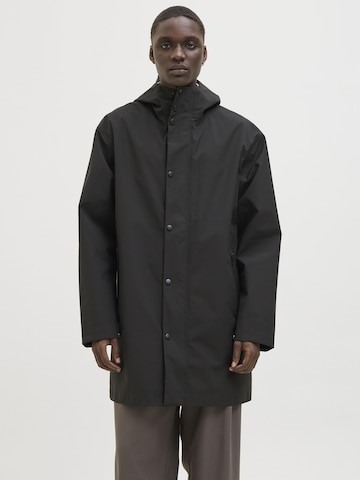 Manteau mi-saison JACK & JONES en noir : devant