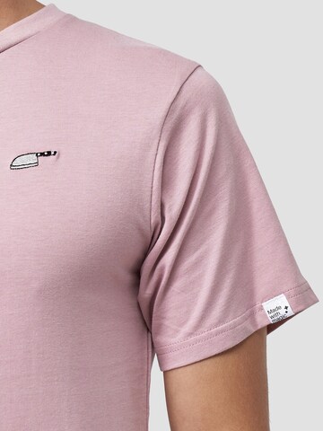 Mikon T-Shirt 'Messer' in Pink