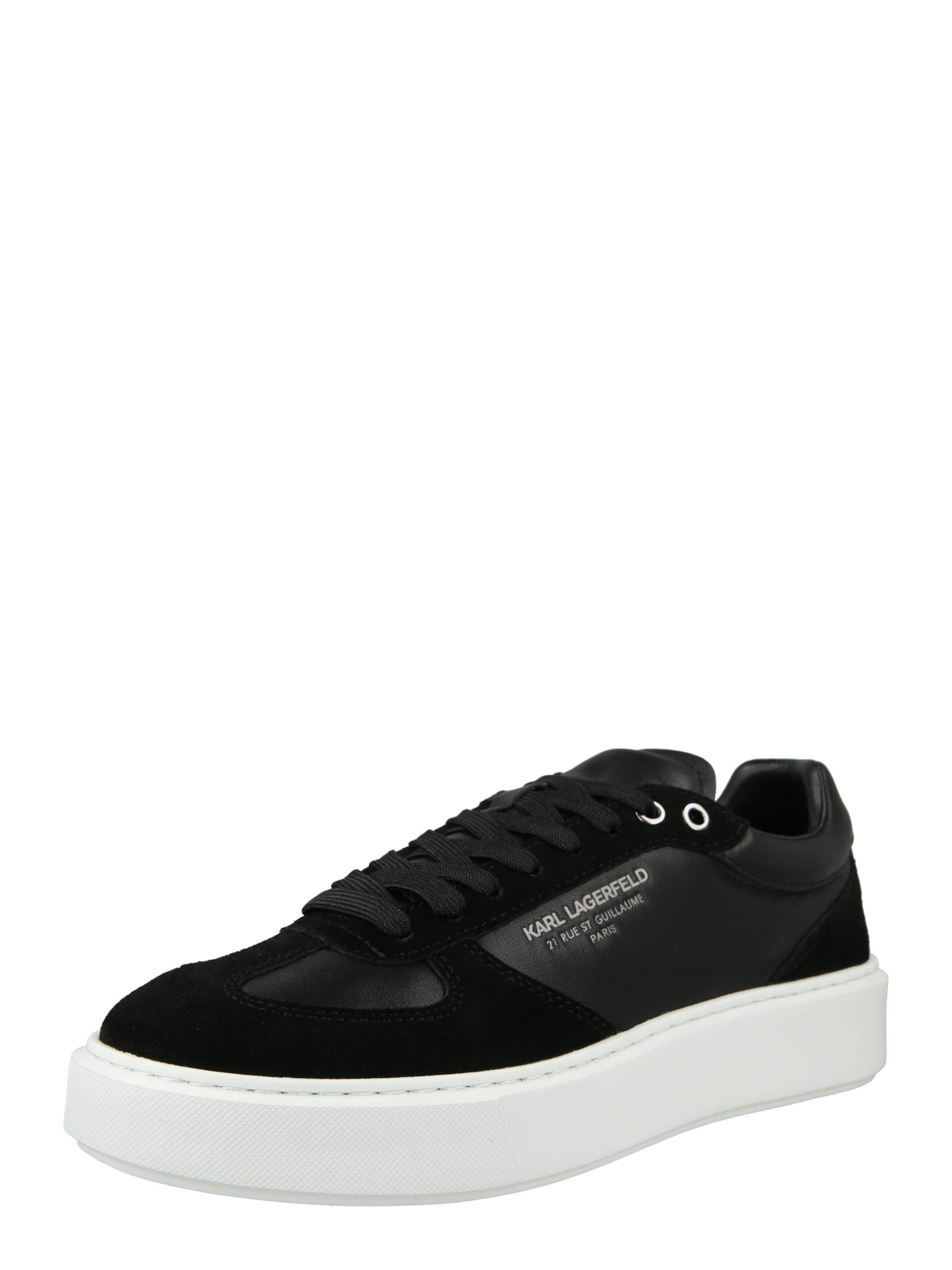 Karl Lagerfeld Zemie brīvā laika apavi 'MAXI KUP', krāsa - melns, Preces skats