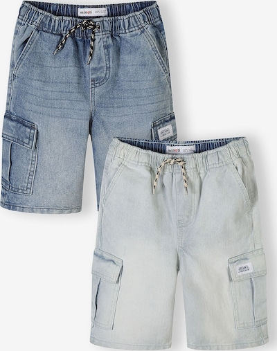MINOTI Farkut koossa 98-104/short värissä sininen denim / pastellinsininen, Tuotenäkymä