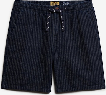 Superdry Pants 'Indigo' in Blue: front