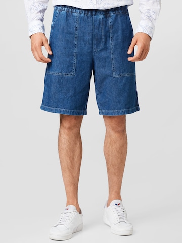 Marc O'Polo DENIM Loosefit Shorts in Blau: predná strana