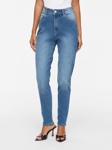 VILA - Skinny Vaquero en azul: frente