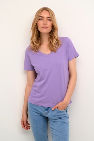 T-shirt 'Naia' Cream en violet : devant