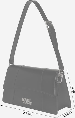 Karl Lagerfeld Schultertasche in Schwarz