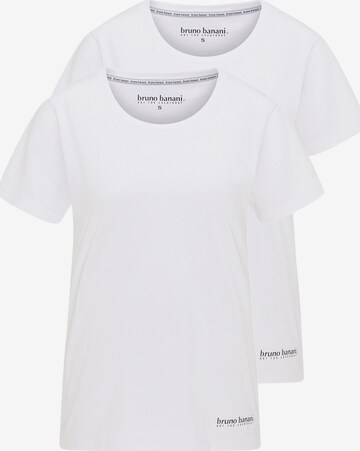 BRUNO BANANI Shirt 'Scott' in White: front