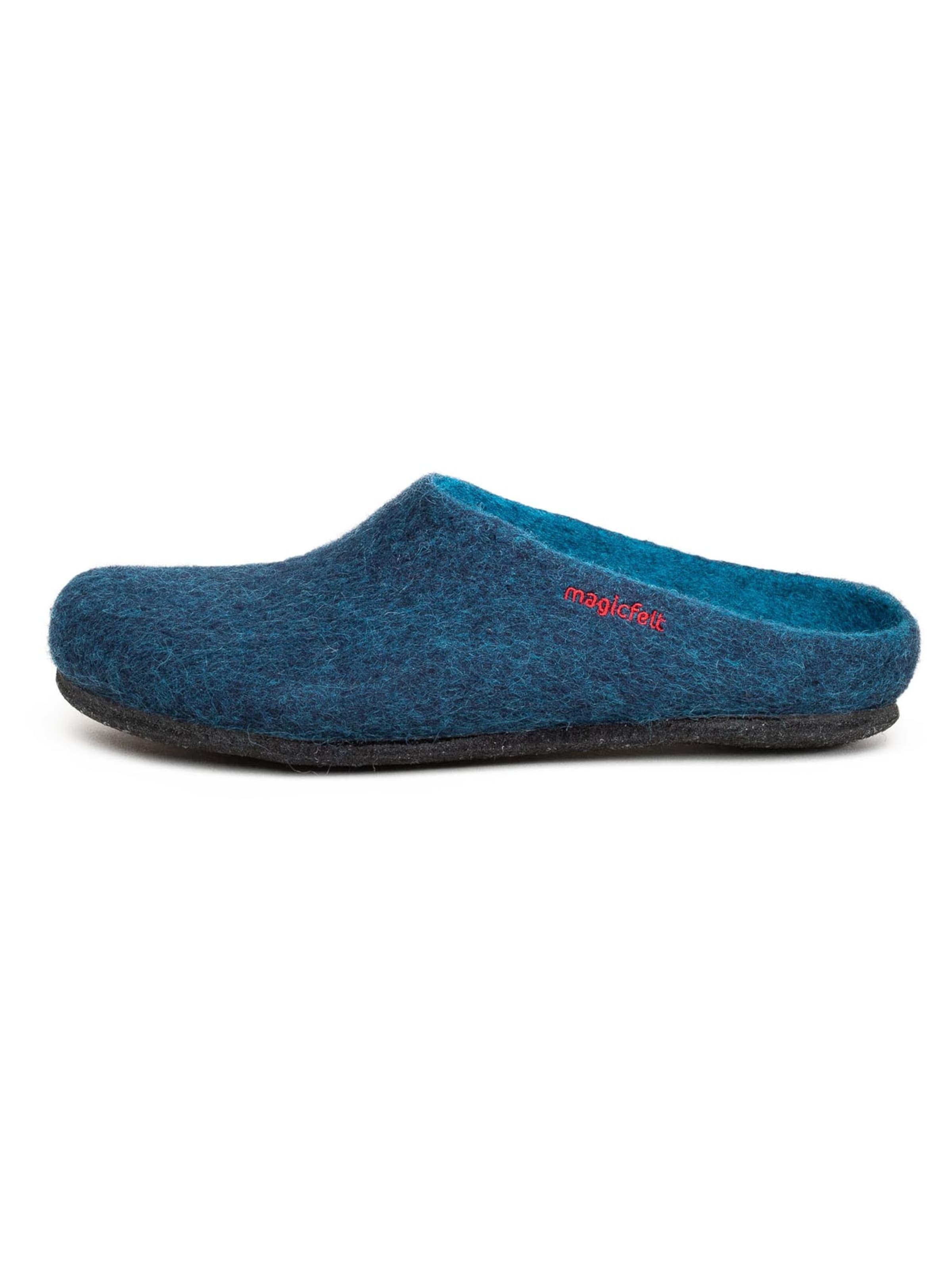 MagicFelt Slippers 'Filz' in Blue: front