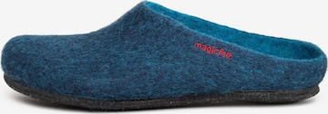 MagicFelt Hausschuh 'Filz' in Blau: Vorderseite