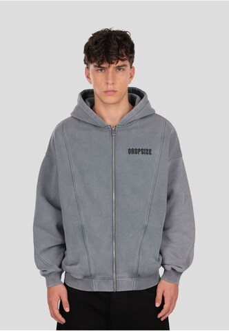 Dropsize - Casaco em moletão em cinzento: frente