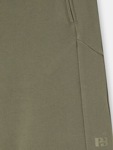 Pull&Bear Ohlapna forma Hlače | zelena barva