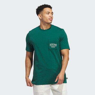 T-Shirt fonctionnel 'Groundskeeper' ADIDAS PERFORMANCE en vert : devant