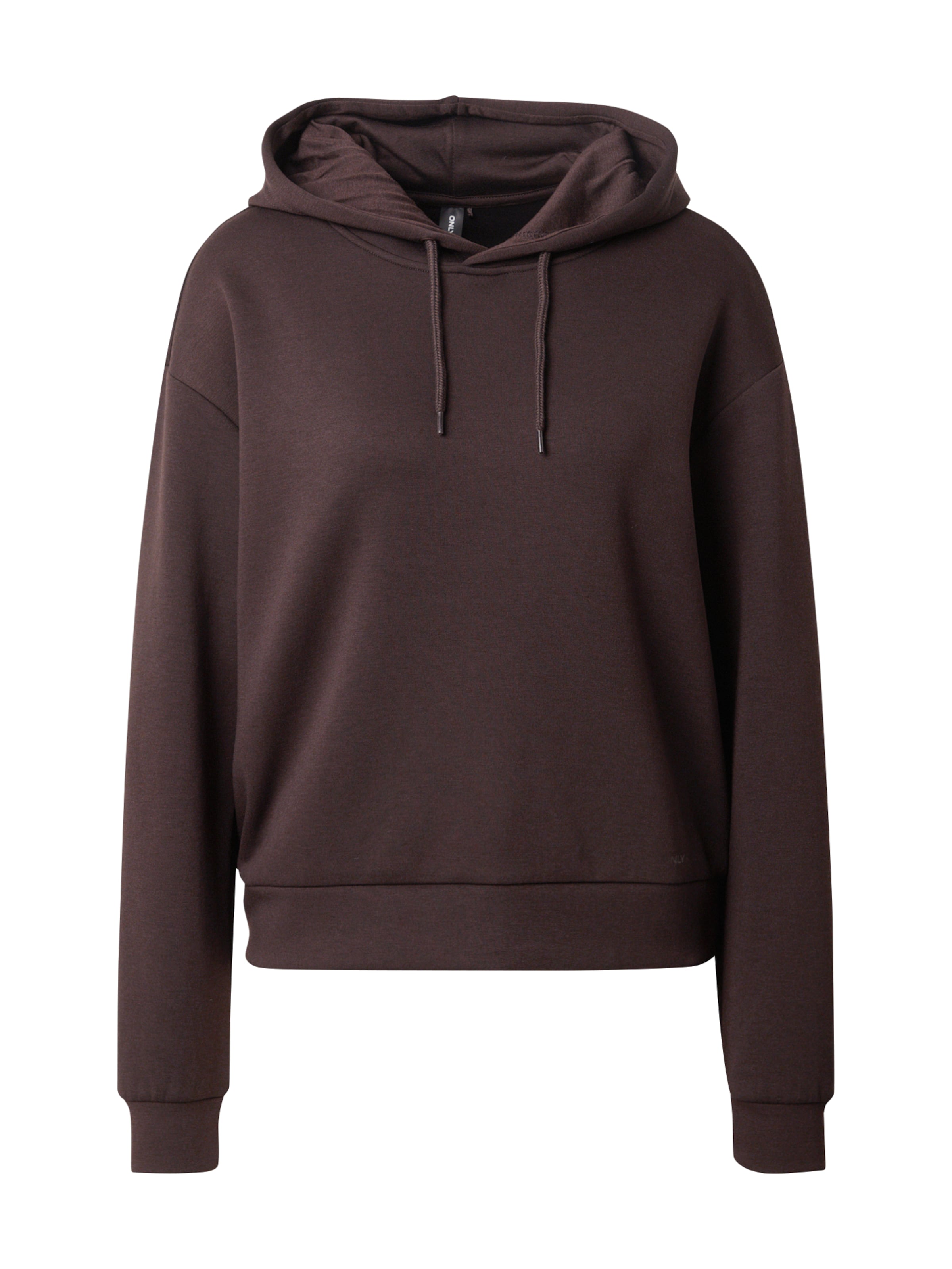 ONLY PLAY Athletic Sweatshirt in Brown: front