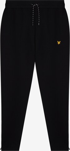 Regular Pantalon de sport Lyle & Scott en noir : devant