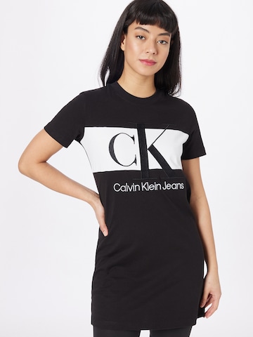 Calvin Klein Jeans Dress in Black: front