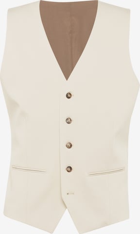 SELECTED HOMME Gilet 'LIAM' in Beige: voorkant