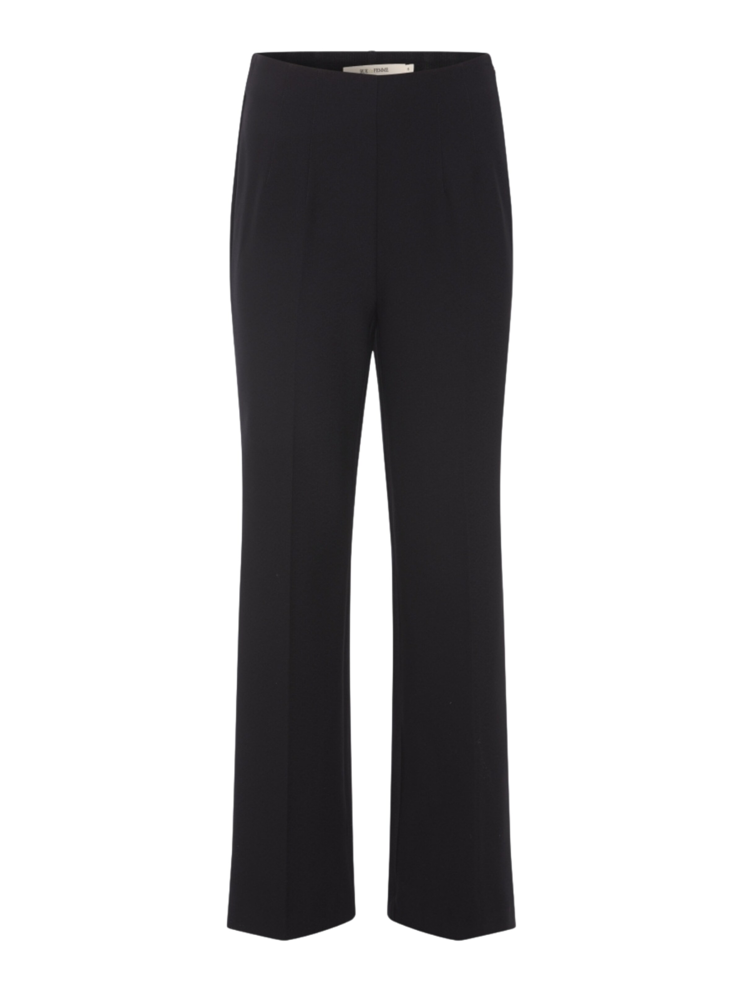 RUE de FEMME Regular Broek ' 6801RDFComfyOlana ' in Zwart: voorkant