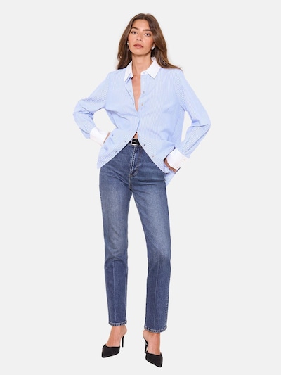 Lipsy Bluza v velikosti XXS  | svetlo modra / siva / bela barva, Prikaz izdelka