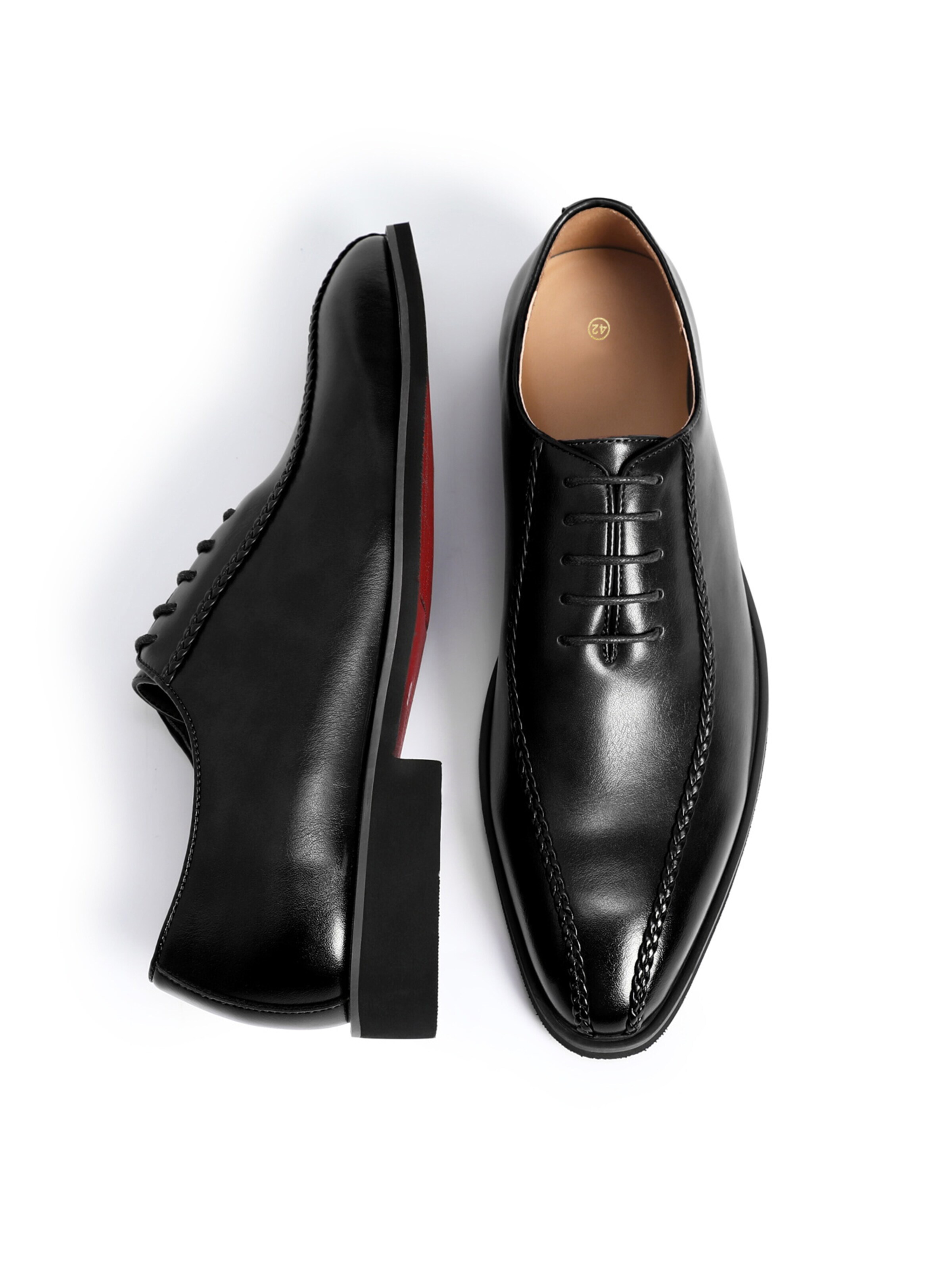 ALLTHEMEN Lace-Up Shoes 'Morgenlicht' in Black