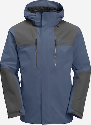 JACK WOLFSKIN Outdoorjacke 'JASPER' in Blau: predná strana