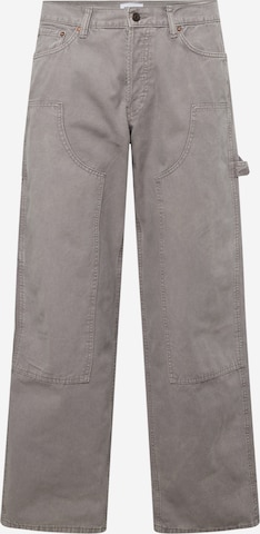 pilka WEEKDAY Laisvas Darbinio stiliaus džinsai 'Carpenter': priekis