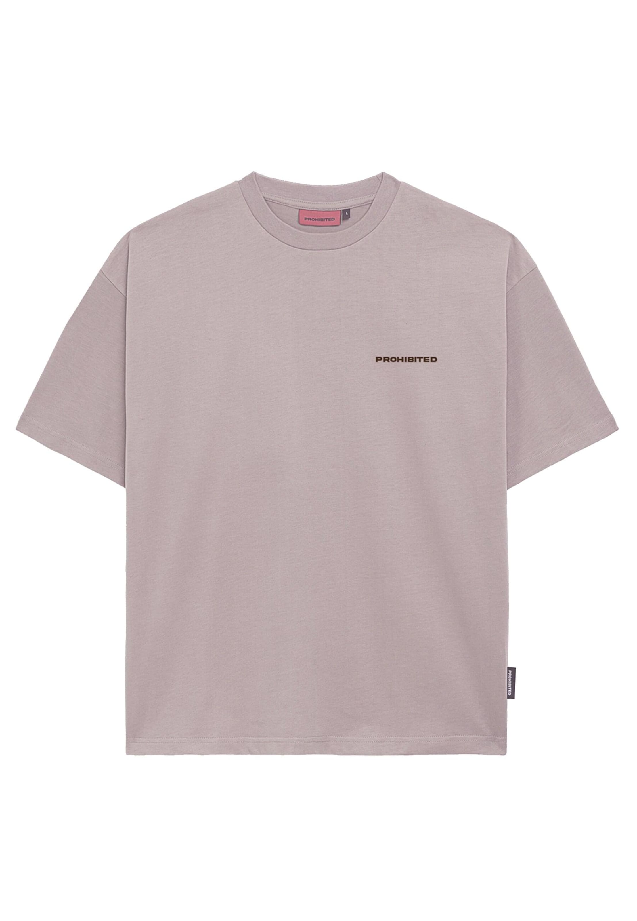 Prohibited T-shirt i grå: framsida